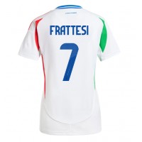 Italia Davide Frattesi #7 Bortedrakt Dame EM 2024 Kortermet